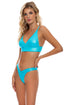 Luli Fama Babes Just Want Sun Cross Back Bustier Top
